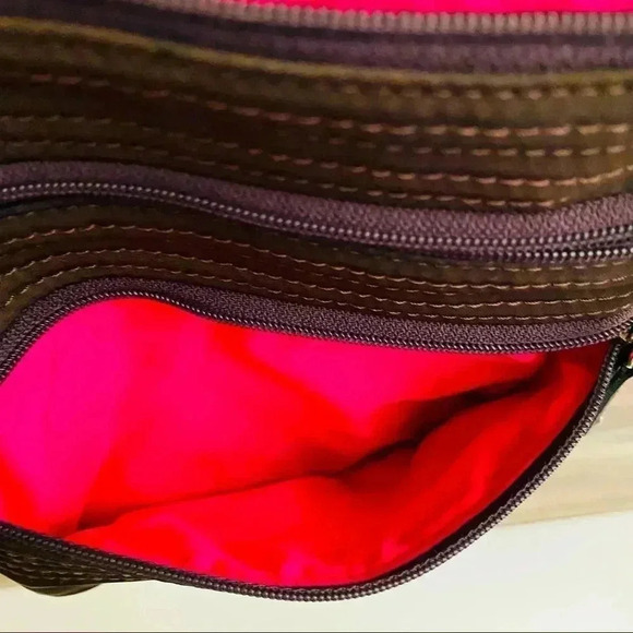 Dooney & Bourke Triple Zip Nylon Crossbody Bag - Picture 8 of 9